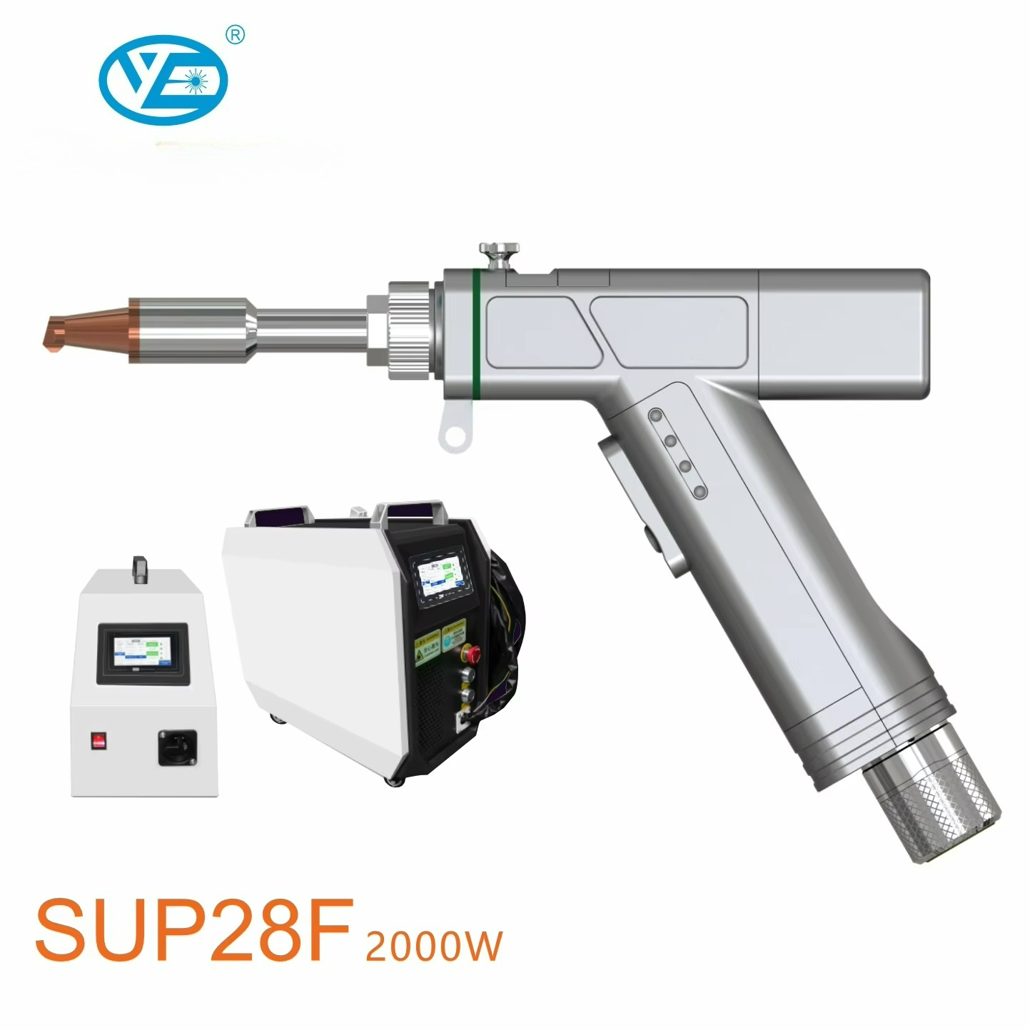 Industrial Laser Welding Gun - NEUER 2000W SUP28T Handgehaltener Luftgekühlter Laser-Schweißkopf