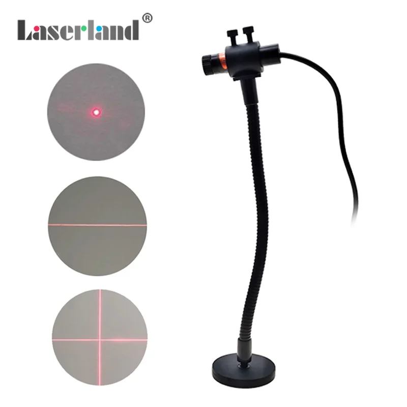 Industrial Laser Systems - Nähzubehör Quilt-Nähführung Laser-Positionierungslinie Kreuzhaar-Modul mit Magnetfuß